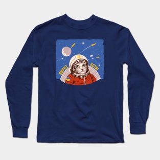 Ukrainian Space Cat Long Sleeve T-Shirt